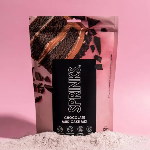 Sprinks Chocolate Mud Cake Mix (500g) Sprinks Chocolate Mud Cake Mix (500g)