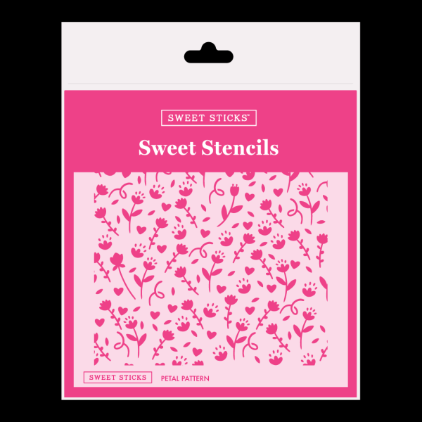 Shop Petal Pattern Stencil | Sweet Sticks | Coast Cakes