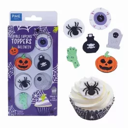 PME Edible Cupcake Toppers Halloween