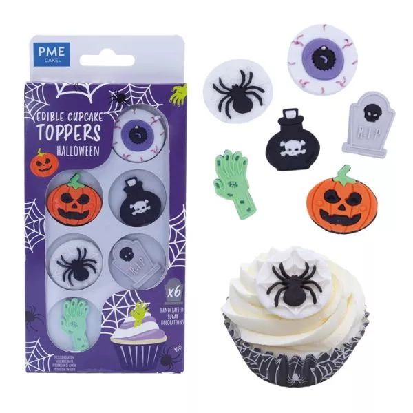 PME Edible Cupcake Toppers Halloween