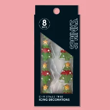 Sprinks Christmas Tree Icing Decorations