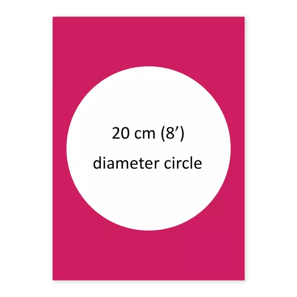 8inch Circle Custom Edible Image 8inch Circle Custom Edible Image