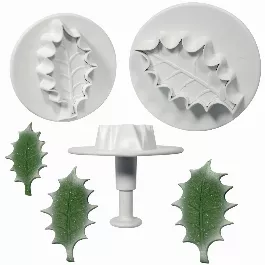 PME Veined Holly Leaf plunger cutters