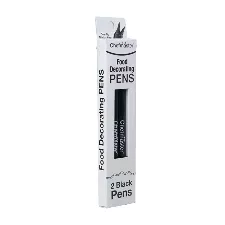 Chefmaster Food Decorating Pens Black 2pk