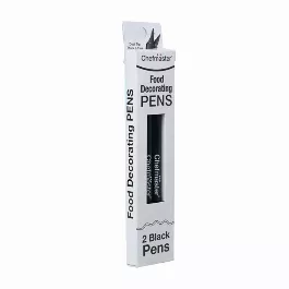 Chefmaster Food Decorating Pens Black 2pk