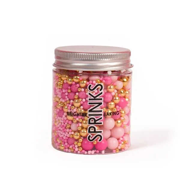 Sprinks Pink Velvet Crunch Sprinkles Sprinks Pink Velvet Crunch Sprinkles