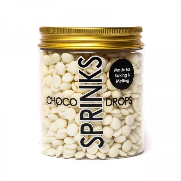 Sprinks Bright White Choco Drops 200g