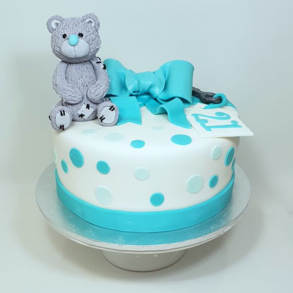 Tatty Teddy cake and smash cake | Teddy cakes, Shower cakes, Cake